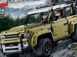 Приемника культового Land Rover Defender рассекретили в виде конструктора Lego