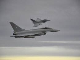 В небе Германии столкнулись два истребителя Eurofighter