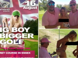 В Англии анонсировали турнир по гольфу, где спортсменов будут сопровождать голые девушки