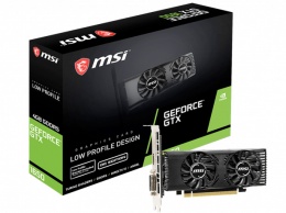 MSI выпустила низкопрофильную видеокарту GeForce GTX 1650 4GT LP OC