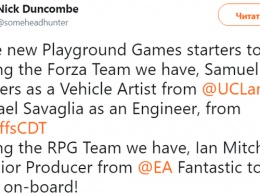 Playground Games наняла разработчика Dragon Age: Inquisition для своей ролевой игры