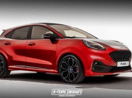 Появились изображения «заряженного» кроссовера Ford Puma ST