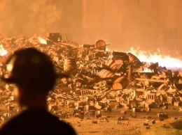 В США молния ударила в склады Jim Beam: сгорело более 7 млн литров бурбона