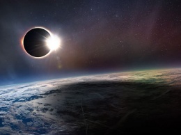 Захватывающее зрелище: полное солнечное затмение показали с орбиты Луны