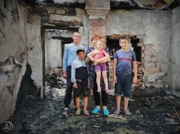Семья крымских татар осталась без крыши над головой после пожара
