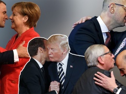 Жаркие поцелуи и объятия мировых лидеров и украинских политиков: эпичные фото вас удивят