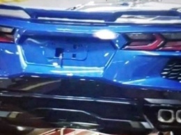 В сети появилось фото задней части нового Chevy Corvette