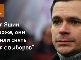 Илья Яшин: "Похоже, они решили снять меня с выборов"