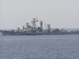 Российский военный корабль зашел в закрытый район стрельб учений "Си Бриз-2019"