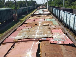 На Днепропетровщине мошенники украли восемь железнодорожных вагонов с металлоломом