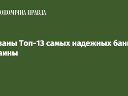 Названы Топ-13 самых надежных банков Украины