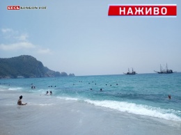 Тайный турист из Кривого Рога выяснял, чьи пляжи лучше - турецкие или украинские (фото, видео)