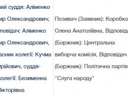 Исключенная из списка кандидат от «Слуги народа» подала в суд на партию и ЦИК