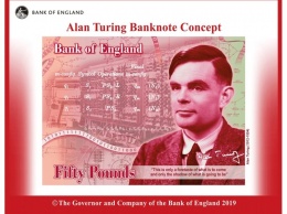 Банк Англии выпустит банкноты с портретом Алана Тьюринга