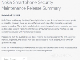 Обновлена страница с апдейтами: все смартфоны Nokia получили патч за июнь