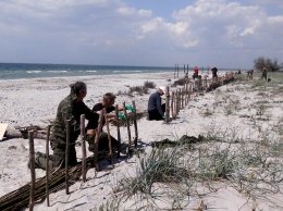 Для сохранения пляжей Кинбурна: НПП "Белобережье Святослава" создает специальные дорожки для отдыхающих (ФОТО)
