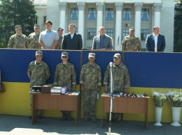 На Херсонщине торжественно встретили 57-ю отдельную мотопехотную бригаду имени кошевого атамана Костя Гордиенко