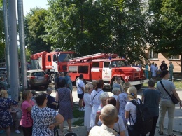 В Днепре горел избирательный участок