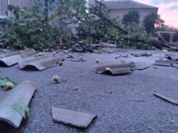 Непогода в Запорожской области: ветер оставил без крыши школу и десятки зданий
