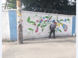 В Запорожье появился новый интересный рисунок в украинском стиле (ФОТО)