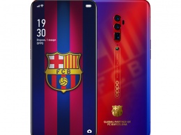 OPPO Reno 10x zoom для фанатов FC Barcelona