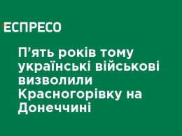 Пять лет назад украинские военные освободили Красногоровку в Донецкой области