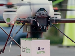 В США провели тестовую доставку еды дронами в условиях города - Uber Eats