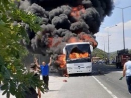 В Турции загорелся пассажирский автобус, 5 погибших