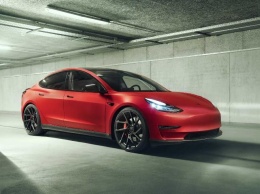 Tesla Model 3 получает мощный тюнинг от ателье Novitec