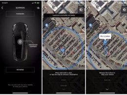 Электрокар Tesla сам ищет хозяина на парковке и подъезжает к нему