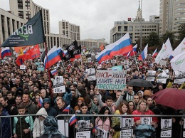 В Москве проходит очередная акция российской оппозиции