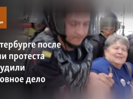 В Петербурге после акции протеста возбудили уголовное дело
