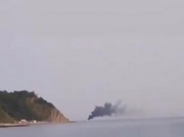 В Черном море загорелось и затонуло российское рыболовное судно