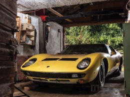 Хранившийся в сарае уникальный Lamborghini Miura выставят на аукцион