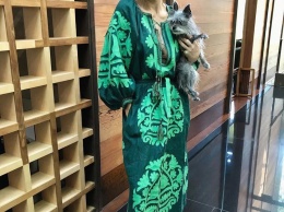 Образ дня: Деми Мур в платье украинского бренда Vita Kin