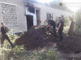 Возле здания бывшей школы на Луганщине нашли опасный тайник