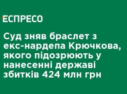 Суд снял браслет с экс-нардепа Крючкова, которого подозревают в нанесении государству ущерба на 424 млн грн