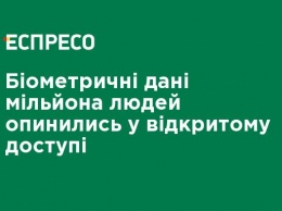 Биометрические данные миллиона человек оказались в открытом доступе