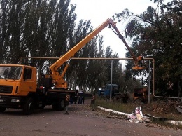 В Новолуганском восстановили поврежденный газопровод