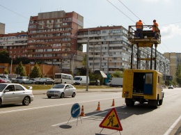 В Днепре завершается строительство троллейбусной линии на ж / м Солнечный (Фото)