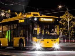В Киеве три ночных троллейбуса изменят маршрут: подробности