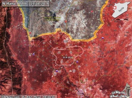 Сирийская армия полностью освободила Эль-Латаминский выступ от "Аль-Каиды". Карта