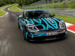 Porsche Taycan установил рекорд круга на Нюрбургринге: видео заезда