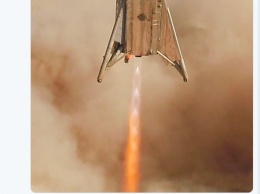 SpaceX успешно испытала Starhopper, корабль для будущего полета на Марс. Видео