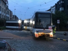 В Бельгии трамвай врезался в дом, пять пострадавших