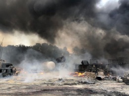 Масштабный пожар под Львовом на складе химпредприятия локализован: есть пострадавшие