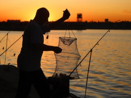 Рыбаки и закат: провожаем лето в Речном порту Запорожья, - ФОТОРЕПОРТАЖ