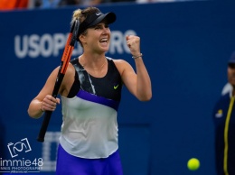 Элина Свитолина впервые в карьере вышла в четвертьфинал теннисного турнира US Open