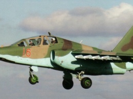 В Ставропольском крае России разбился штурмовик Су-25