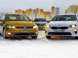 Skoda Octavia и Volkswagen Golf против Kia Ceed